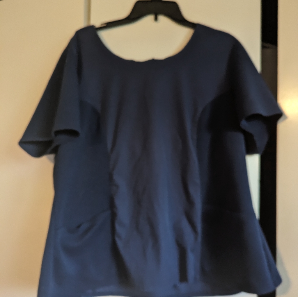 Jaanuu Navy Scrub Top